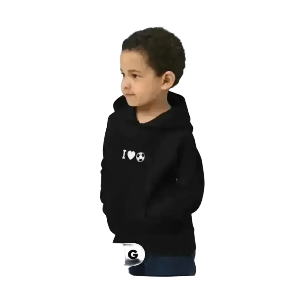 Grafik Unisex Kinder Hoodie aus Baumwolle für Jungen, 4-12 Jahre, bequemer Kapuzenpullover von BUYATHOME24