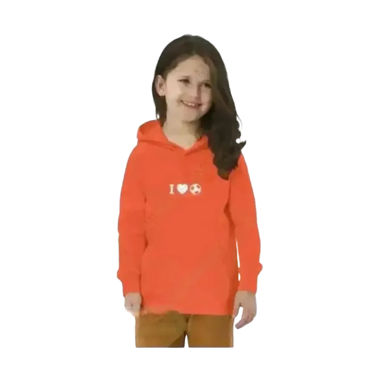 Grafik Unisex Kinder Hoodie aus Baumwolle für Mädchen und Jungen, bequemer Kapuzenpullover für 4-12 Jahre, bedruckbar
