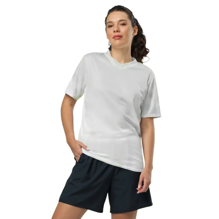 Unisex Fußball T-Shirt von BUYATHOME24, schnelltrocknend, Polyester, V-Ausschnitt, in 2XS bis 6XL, sportliches Design