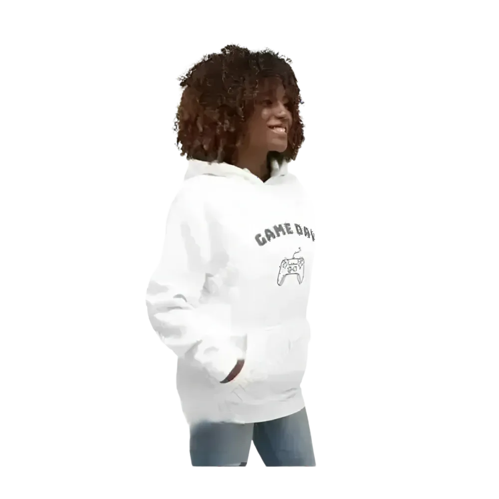 Grafik-Gaming-Hoodie für Herren und Damen, Unisex Kapuzenpullover mit Druck, in S-3XL, von BUYATHOME24