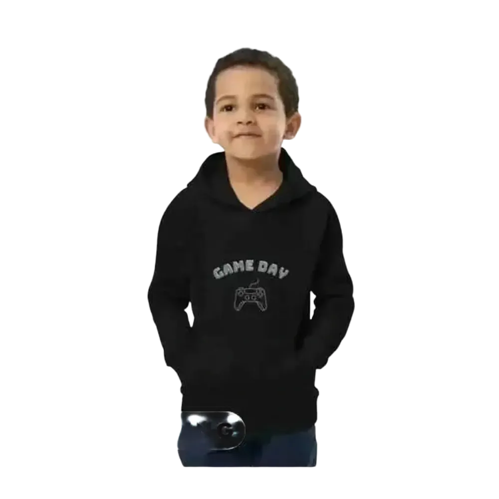 Grafik unisex Kinder-Gaming-Hoodie aus Baumwolle, bequem und stylish für Kinder von 4 bis 12 Jahren, bei BUYATHOME24.