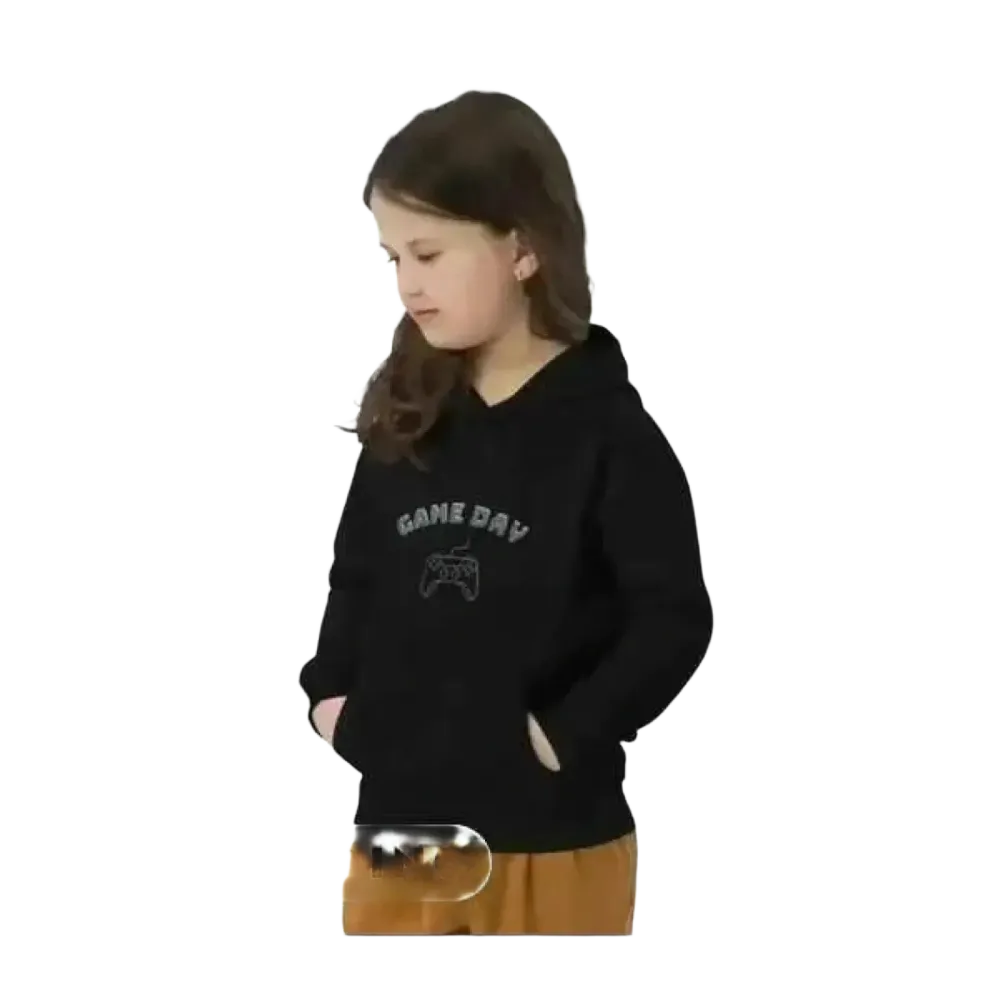 Grafik-Kapuzenpullover für Kinder aus Baumwolle, Unisex Hoodie für Mädchen, passend für 4-12 Jahre, bequem und stylisch