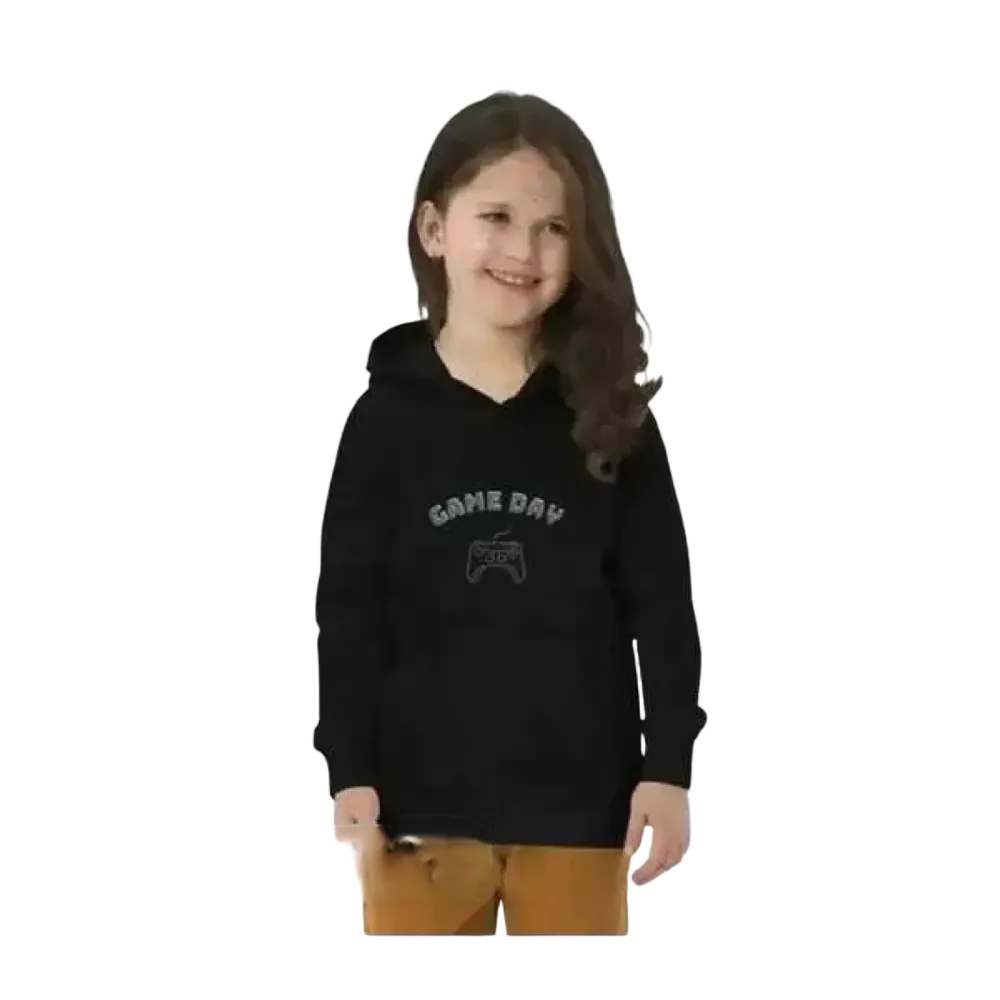 Grafik-Kapuzenpullover für Kinder aus Baumwolle, Unisex Hoodie für Jungen und Mädchen, 4-12 Jahre, bequem und stilvoll