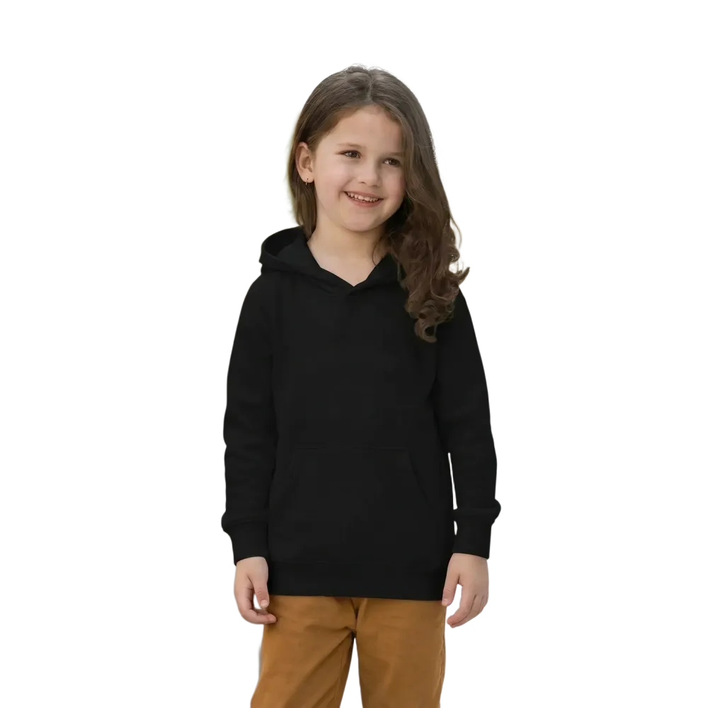 Grauer Kinder-Grafikh Hoodie aus Baumwolle, unisex, für Kinder 4-12 Jahre, bequemer Kapuzenpullover von BUYATHOME24