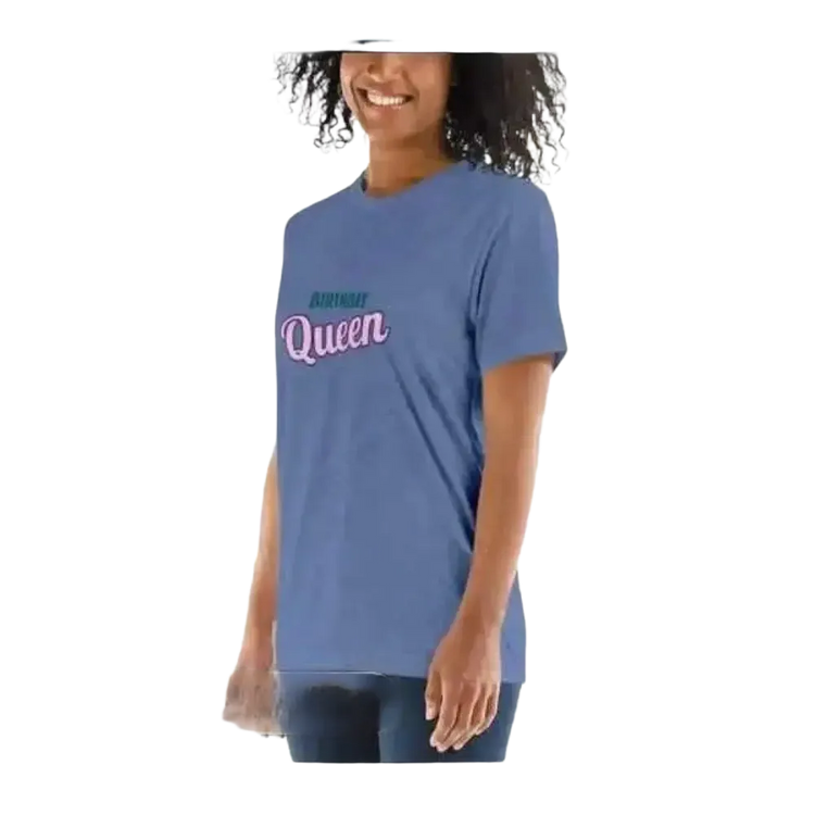 Geburtstag Damen T-Shirt mit Rundhalsausschnitt und Grafiken in verschiedenen Größen bei BUYATHOME24, kurzärmelig, modisches Damen-Shirt