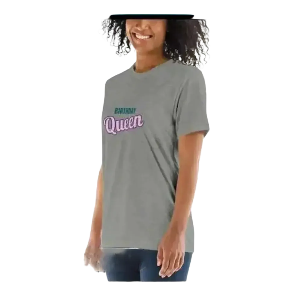 Geburtstag Rundhalsshirt für Damen, Kurzarm-Grafik T-Shirt in XS bis 3XL, bequemes Damen-T-Shirt von BUYATHOME24