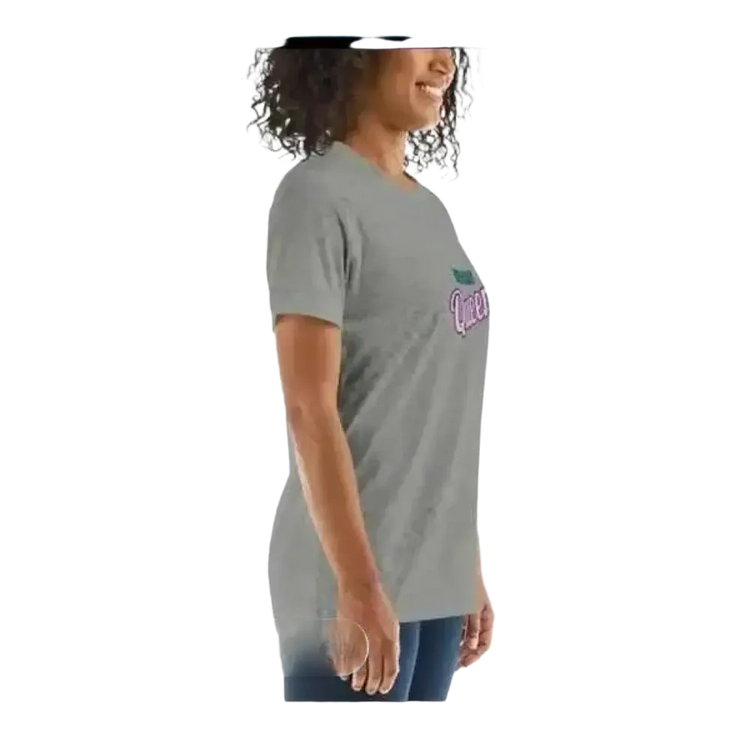 Grafik Damen T-Shirt in verschiedenen Größen, kurzarm, Rundhals, XS-3XL, bequeme Damenmode von BUYATHOME24