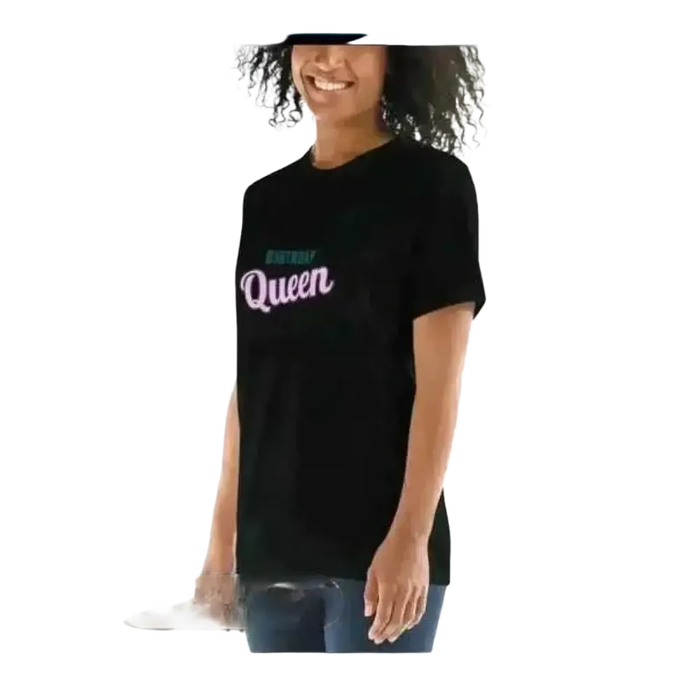 Grafik Damen T-Shirt in verschiedenen Größen, Kurzarm, Rundhals, für Geburtstag, von BUYATHOME24, modisch und bequem.