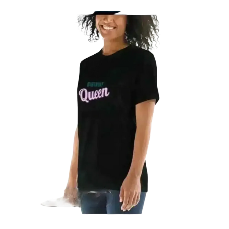 Grafik Damen T-Shirt in verschiedenen Größen, Kurzarm, Rundhals, für Geburtstag, von BUYATHOME24, modisch und bequem.