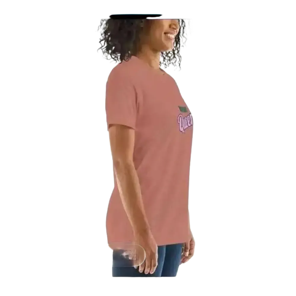 Grafik Damen T-Shirt mit Rundhalsausschnitt in verschiedenen Größen von BUYATHOME24, kurzärmlig, für Geburtstagsfeiern.
