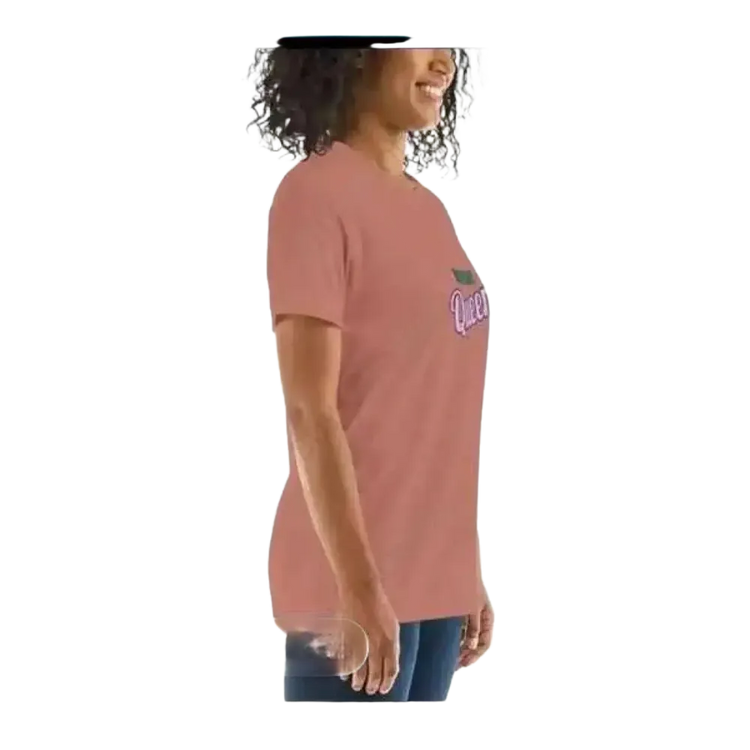 Grafik Damen T-Shirt mit Rundhalsausschnitt in verschiedenen Größen von BUYATHOME24, kurzärmlig, für Geburtstagsfeiern.