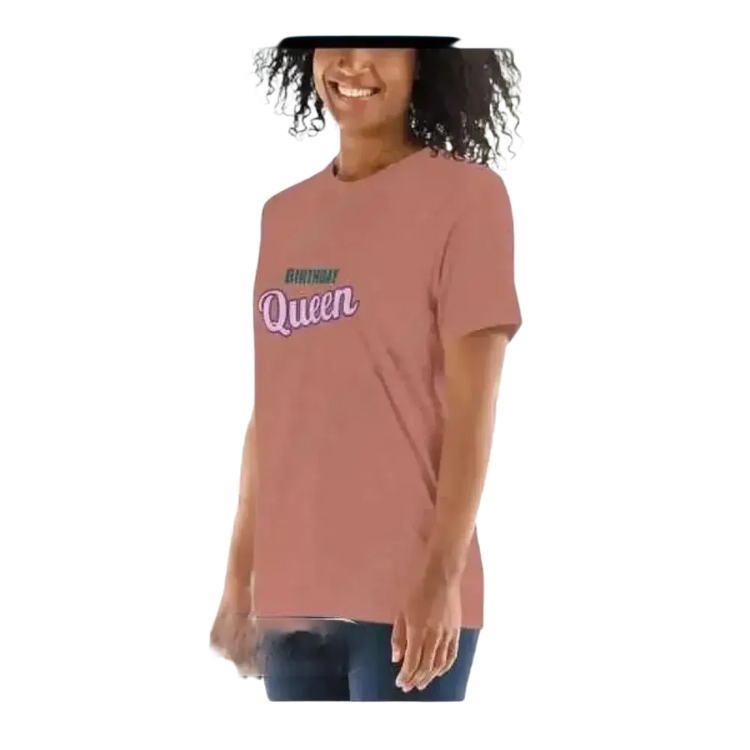 Grafik Damen T-Shirt in verschiedenen Größen, Kurzarm, runder Halsausschnitt, weißes Shirt von BUYATHOME24