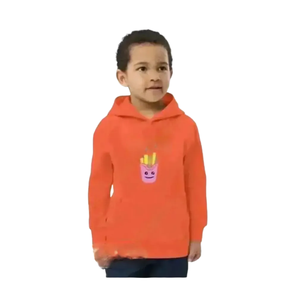 Grafik Kinder Hoodie für Jungen und Mädchen, Baumwolle, Unisex, für 4-12 Jahre, mit buntem Baum-Design.