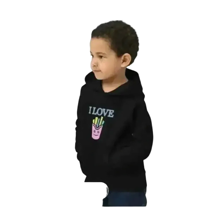 Grafik Kinder-Hoodie für Jungen und Mädchen, Baumwolle, Unisex, für 4-12 Jahre, mit buntem Baum-Design