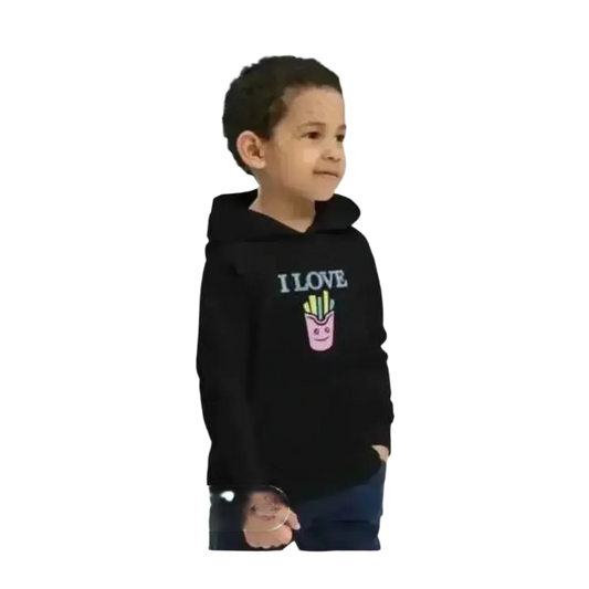 Grafik Kinder-Hoodie für Jungen und Mädchen aus Baumwolle, unisex, für Kinder von 4 bis 12 Jahren, mit buntem Design