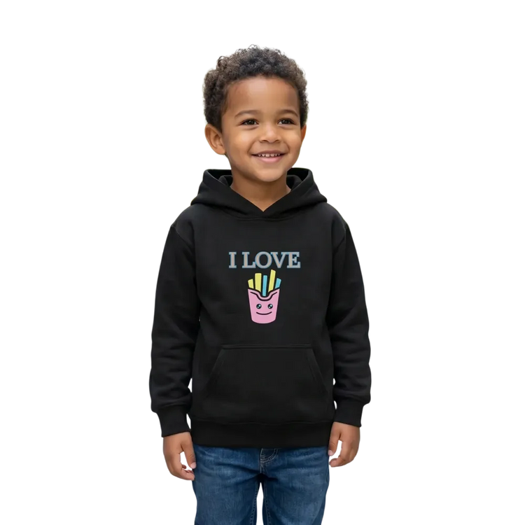 Grafik Kapuzenpullover für Kinder, Unisex Hoodie für Jungen und Mädchen, 4-12 Jahre, mit buntem Design, von BUYATHOME24
