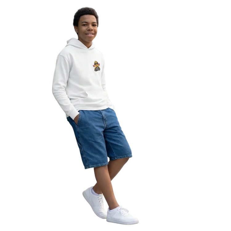 Unisex Kinder Hoodie von BUYATHOME24, Kapuzenpullover aus Baumwolle mit Grafikdesign, in XS bis XL erhältlich