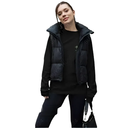 Damen Sweatshirt mit Rundhalsausschnitt aus 100% Baumwolle in XS bis 2XL, bestickt, von BUYATHOME24, langärmlig