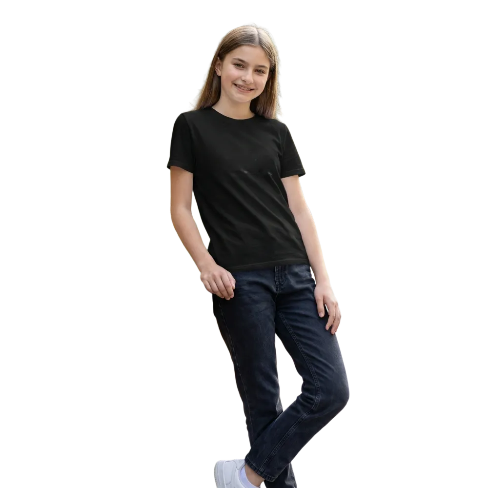 Unisex Kinder-Grafikshirt mit Rundhalsausschnitt und Kurzärmeln, geeignet für Kinder von 3 bis 14 Jahren, von BUYATHOME24