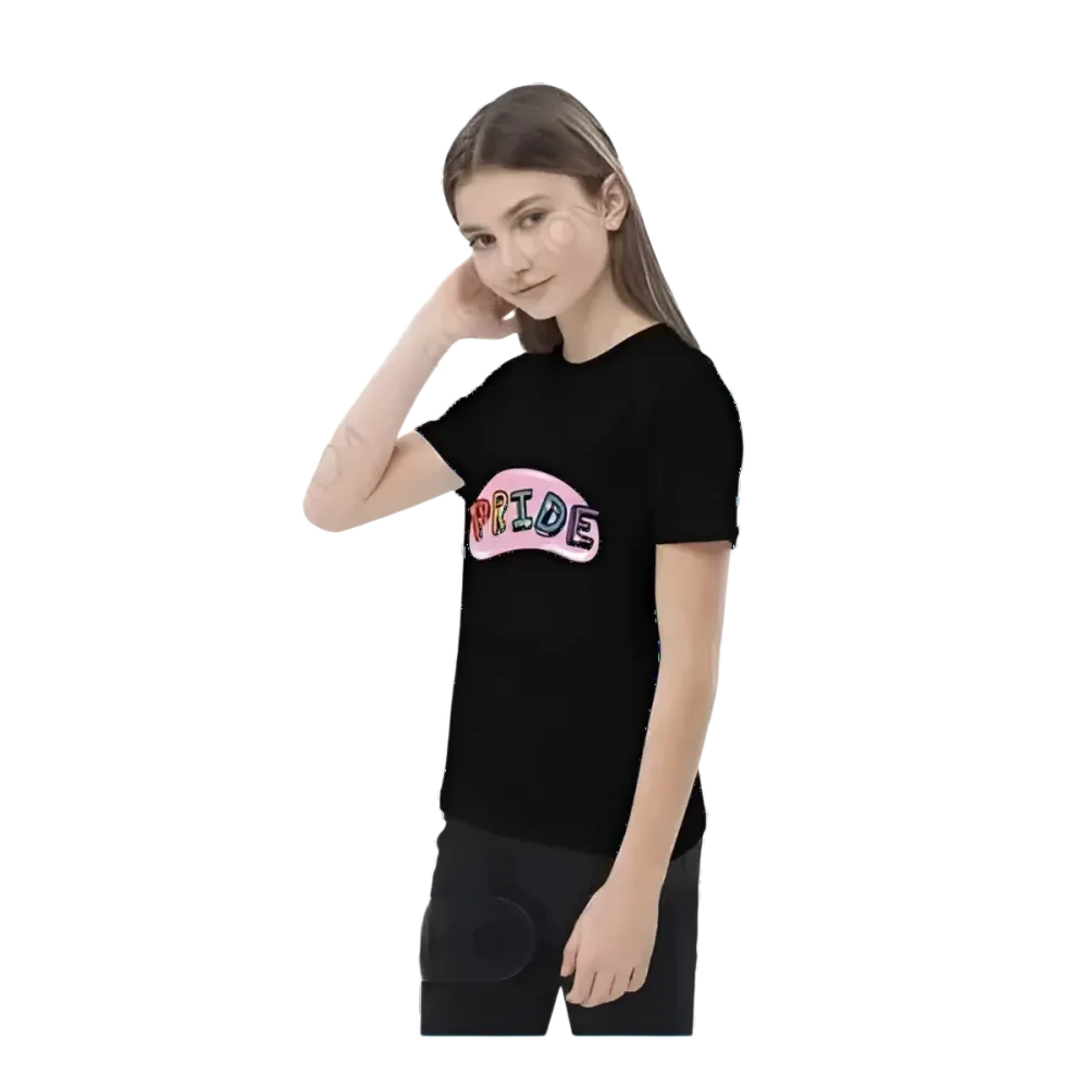 Buntes Grafik-Kurzarm-T-Shirt für Kinder, Unisex, 3-14 Jahre, mit buntem Druck, aus weichem Baumwollmaterial