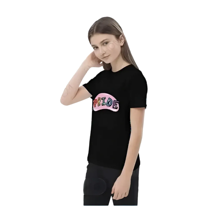 Buntes Grafik-Kurzarm-T-Shirt für Kinder, Unisex, 3-14 Jahre, mit buntem Druck, aus weichem Baumwollmaterial
