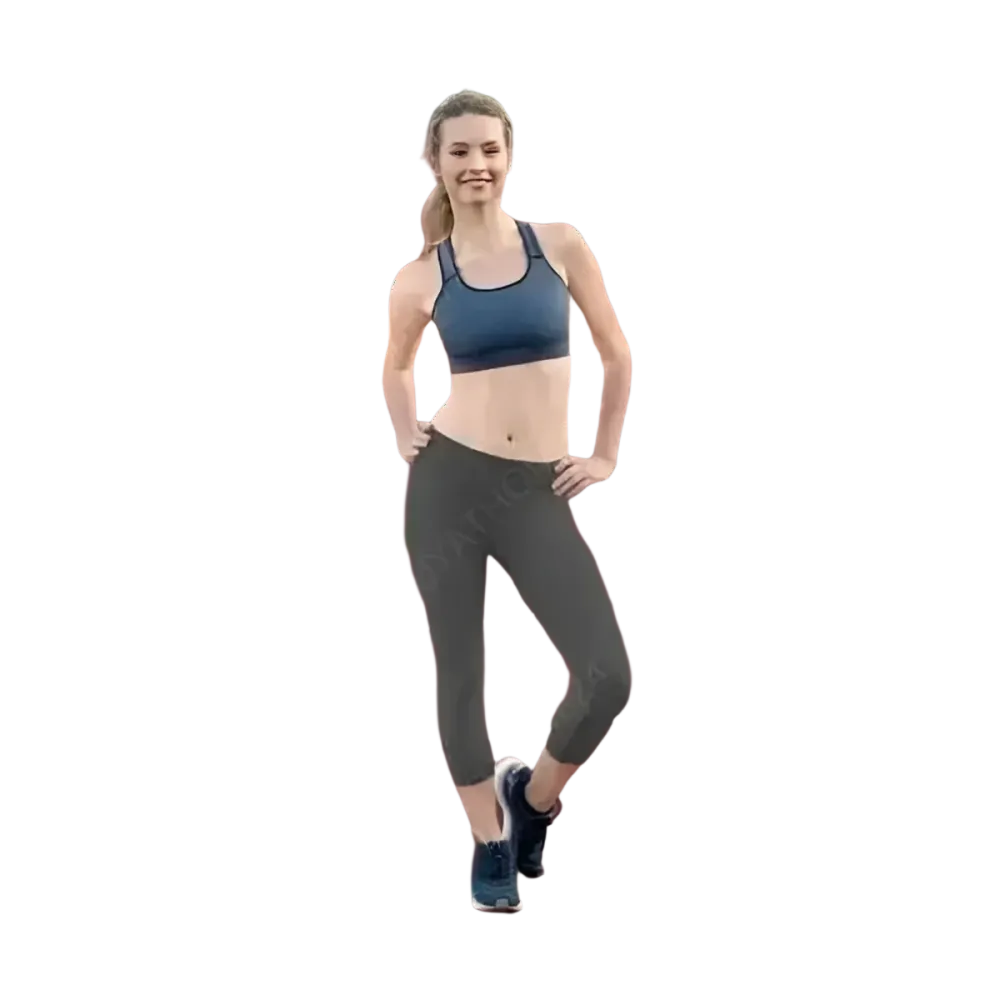 Damen Capri-Leggings aus Mikrofaser mit UV-Schutz in verschiedenen Größen, bequem und perfekt für Yoga, von BUYATHOME24