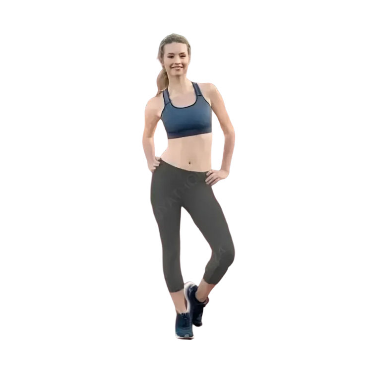 Damen Capri-Leggings aus Mikrofaser mit UV-Schutz in verschiedenen Größen, bequem und perfekt für Yoga, von BUYATHOME24