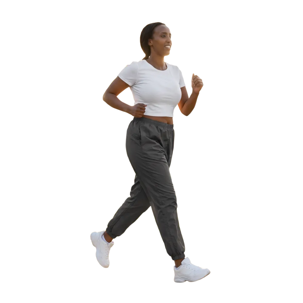 Graue Unisex Trainingshose aus Polyester, wasserabweisend, Sporthose in XS-3XL, bequem und sportlich, vom Hersteller BUYATHOME24