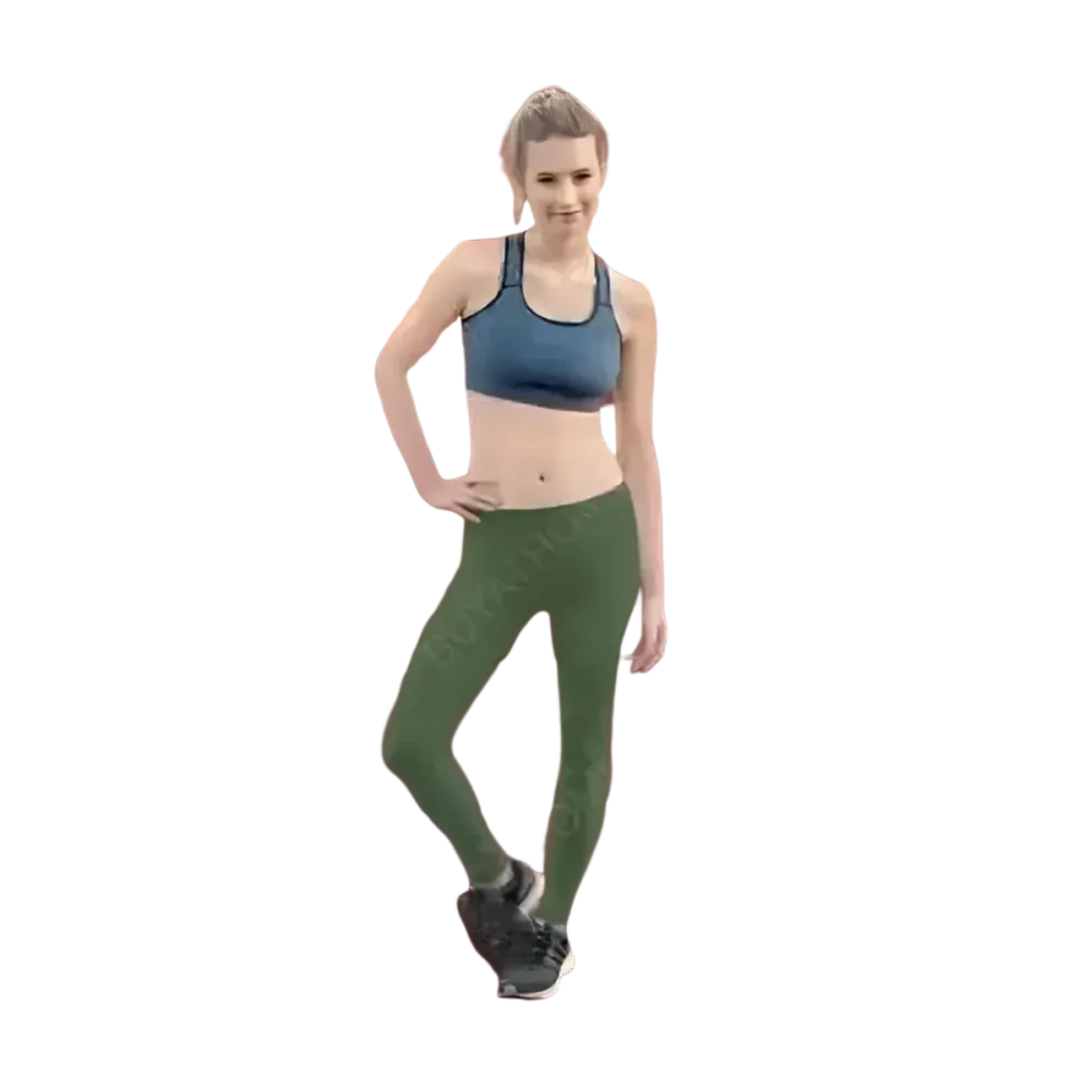 Damen-Sportleggings in XS bis XL von BUYATHOME24, bequeme Sporthose für Fitness und Freizeit, blickdicht und elastisch