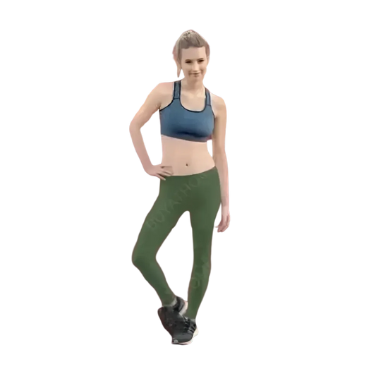 Damen-Sportleggings in XS bis XL von BUYATHOME24, bequeme Sporthose für Fitness und Freizeit, blickdicht und elastisch