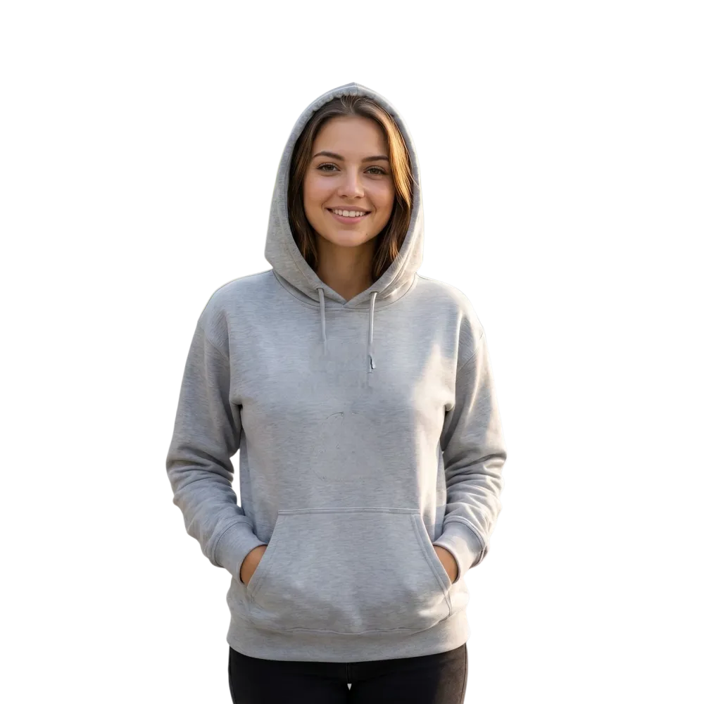 Grauer Halloween-Kinderhoodie aus Baumwolle mit gruseligem Druck, Unisex Kapuzenpullover für Kinder 4-12 Jahre