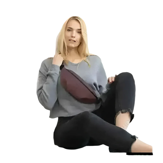 Wasserfeste Bauchtasche aus Polyester für Herren und Damen, unisex, 70-133 cm Gurtlänge, flexible Gürteltasche von BUYATHOME24