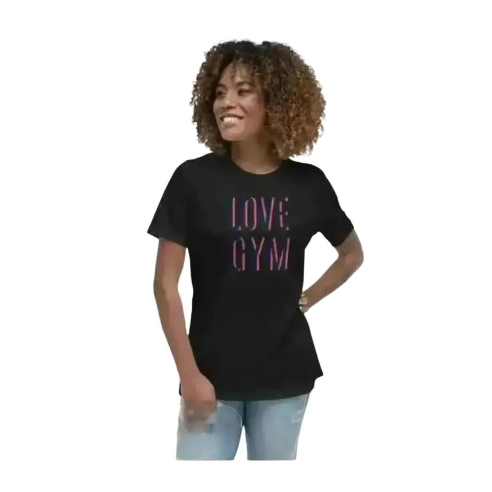 Damen-Grafik-T-Shirt aus Baumwolle in Schwarz, Kurzarm, Rundhals, erhältlich in Größen S bis 3XL von BUYATHOME24