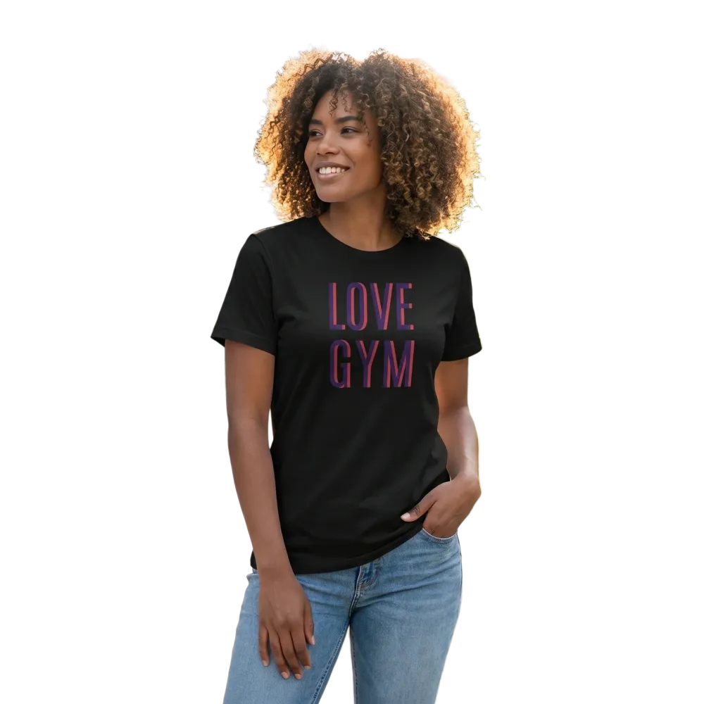 Graues Damen Gym T-Shirt mit Grafik, kurzärmelig, Baumwolle, in Größe S bis 3XL, bequemes Damen T-Shirt für Fitness und Freizeit