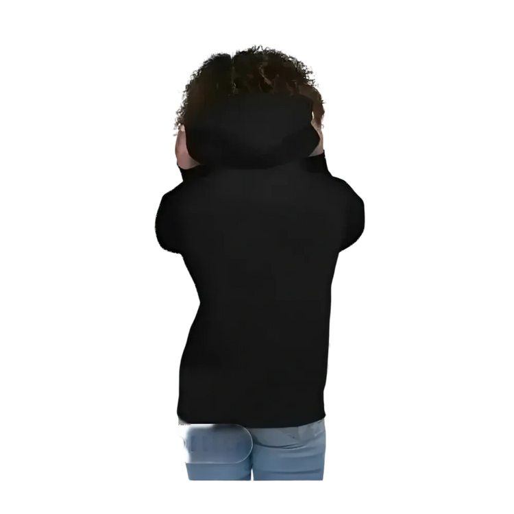 Damen Halloween Kapuzenpullover von BUYATHOME24, Baumwoll-Hoodie in S bis 3XL mit Kapuze und langen Ärmeln