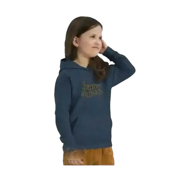 Kinder Halloween Kapuzenpullover aus Baumwolle, doppel-lagiger unisex Hoodie für Mädchen und Jungen, 4-12 Jahre, BUYATHOME24