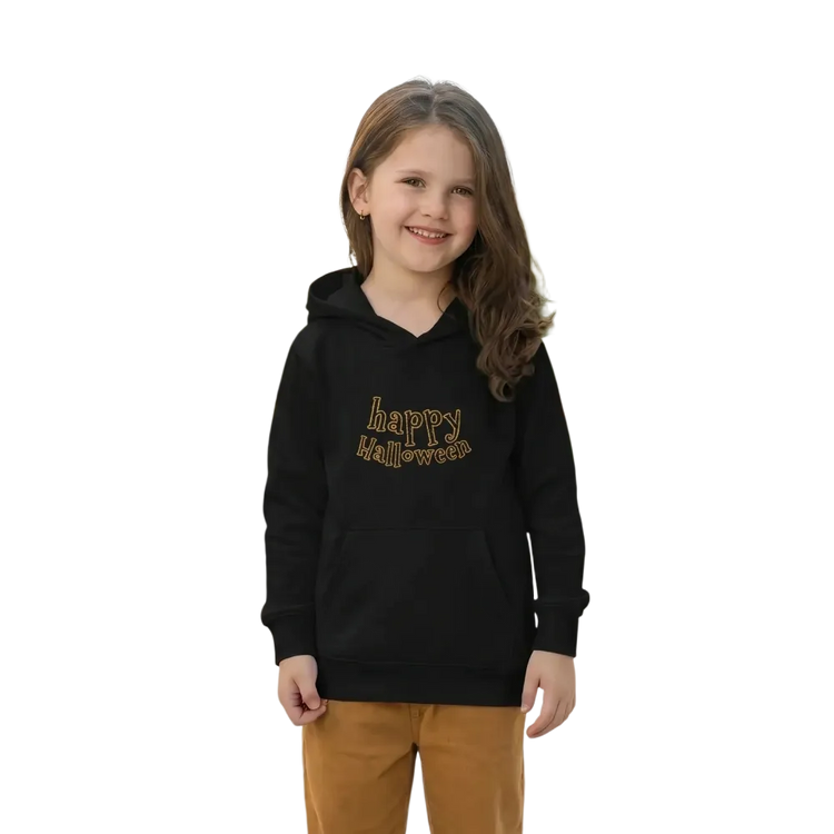 Doppelter Halloween Kapuzenpullover für Kinder, unisex Hoodie mit Halloween-Grafik, 4-12 Jahre, BUYATHOME24