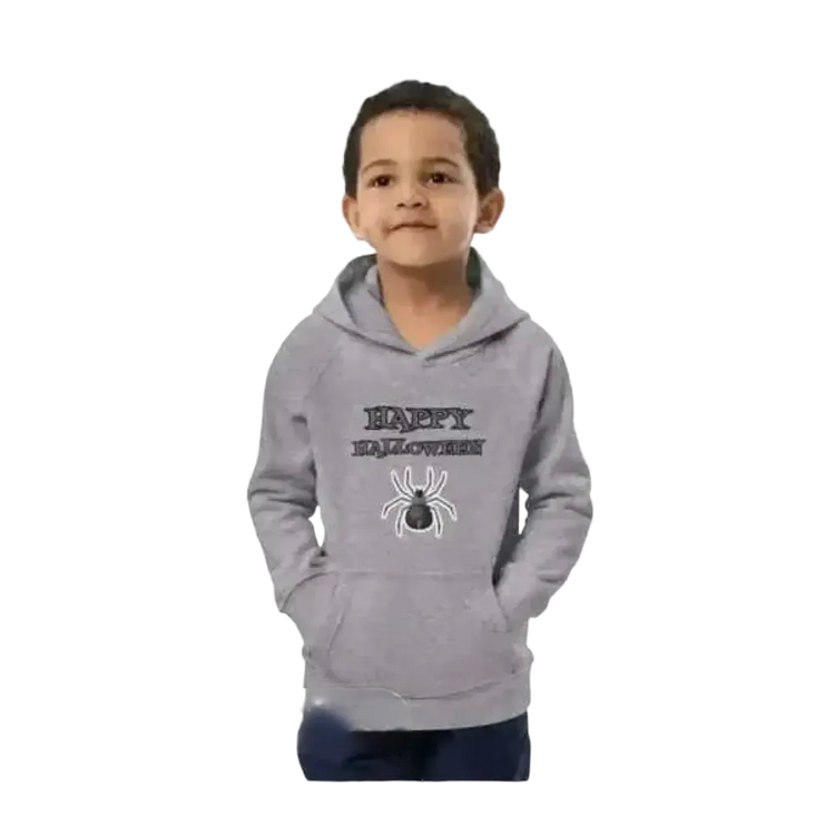 Kinder-Hoodie mit Spinnen-Motiv, Baumwoll-Grafik-Hoodie für Jungen, unisex, 4-12 Jahre, bequem und kinderfreundlich