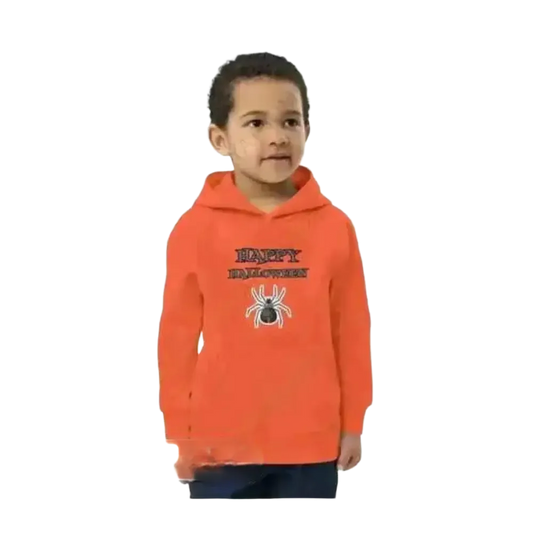 Kinder Halloween Kapuzenpullover mit Spinnenmotiv, Baumwoll-Hoodie für Jungen, unisex, 4-12 Jahre