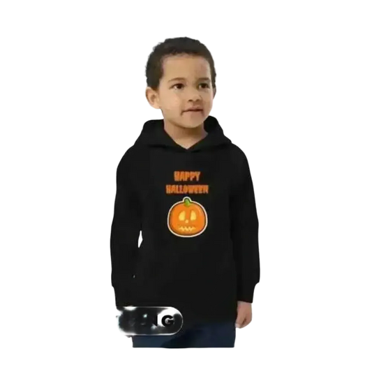 Kinder-Hoodie von BUYATHOME24, unisex Halloween Kapuzenpullover aus Baumwolle, personalisierbar, für Kinder 4-12 Jahre