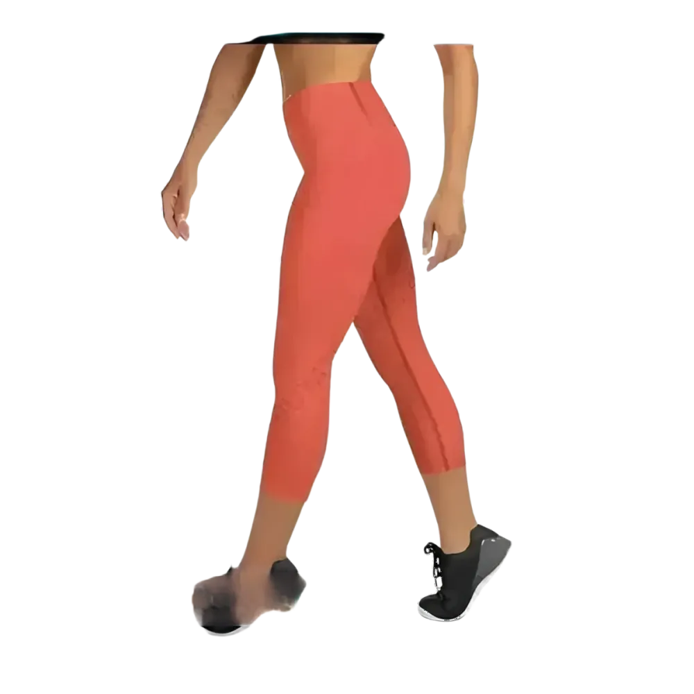 Damen Capri-Leggings von BUYATHOME24 mit UV-Schutz und 4-Wege-Stretch, in XS bis XL, für Yoga und Freizeit.