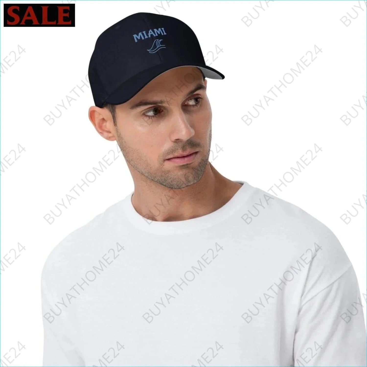 Herren Baseball Cap 54 cm - 60 cm - BUYATHOME24 - bestickt - GERMANY - Baseball Cap, HERRENMODE