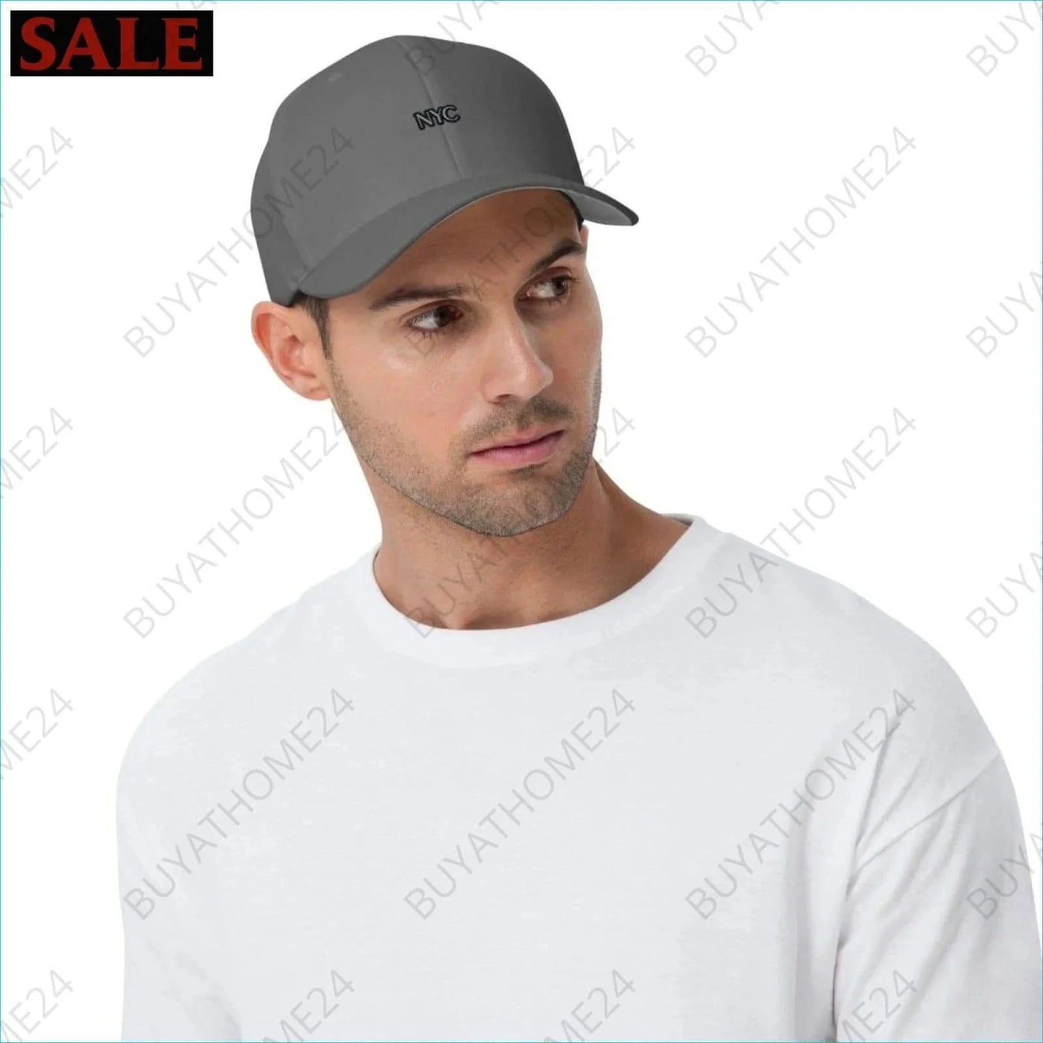 Herren Baseball Cap 54 cm - 60 cm - BUYATHOME24 - bestickt - GERMANY - Baseball Cap, HERRENMODE