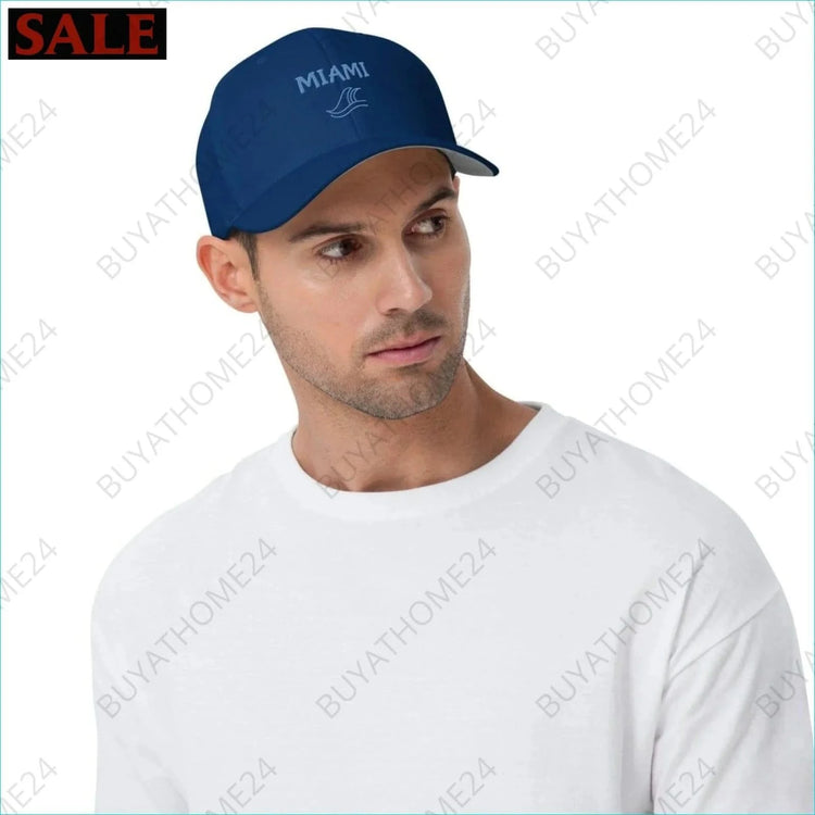 Herren Baseball Cap 54 cm - 60 cm - BUYATHOME24 - bestickt - GERMANY - Baseball Cap, HERRENMODE