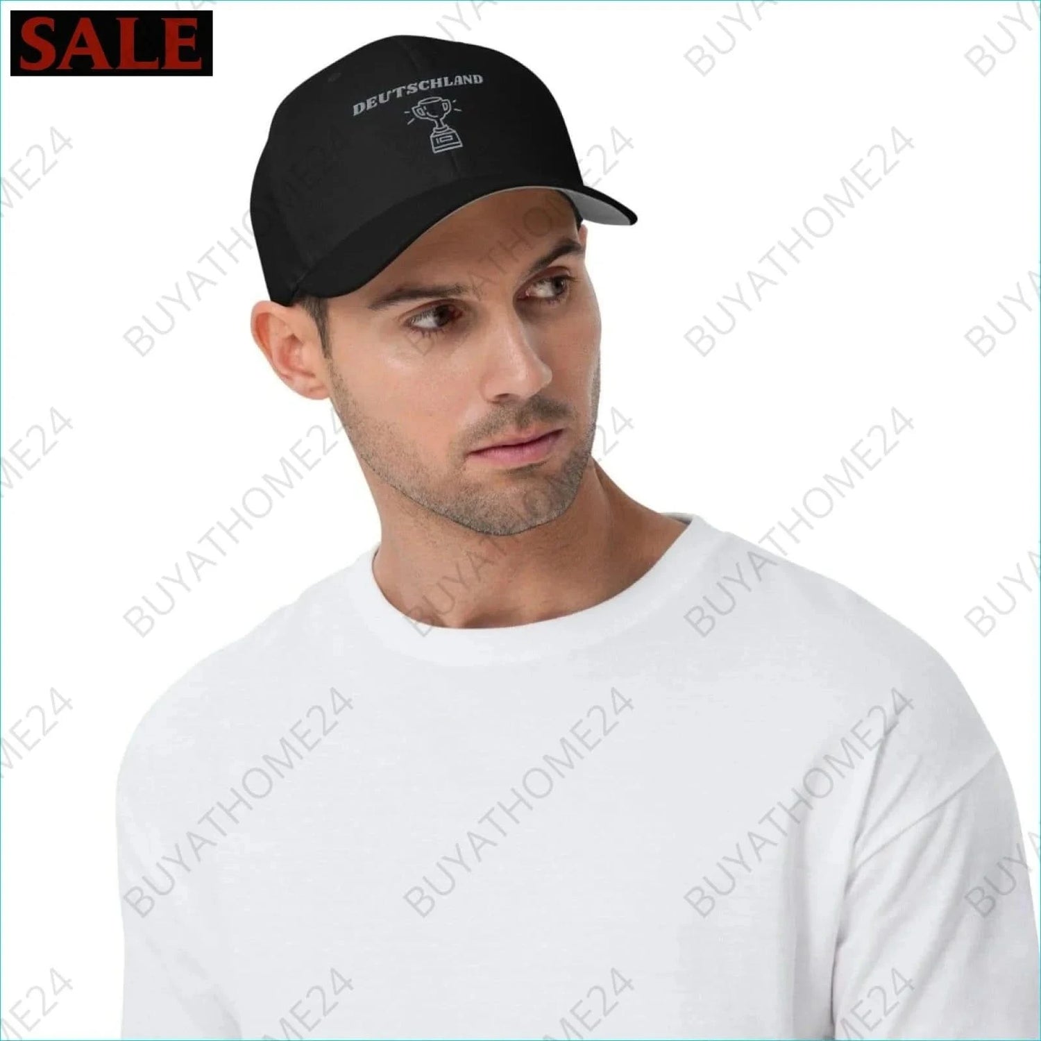 Herren Baseball Cap 54 cm - 60 cm - BUYATHOME24 - bestickt - GERMANY - Baseball Cap, HERRENMODE, YOUR STYLE