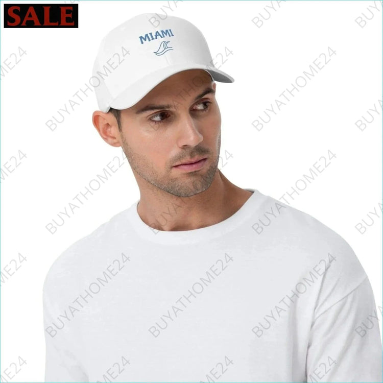 Herren Baseball Cap 54 cm - 60 cm - BUYATHOME24 - bestickt - GERMANY - Baseball Cap, HERRENMODE