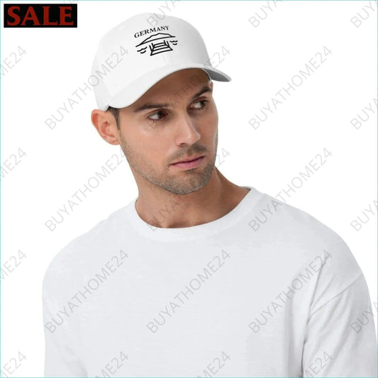 Herren Baseball Cap 54 cm - 60 cm - BUYATHOME24 - bestickt - GERMANY - Baseball Cap, HERRENMODE, YOUR STYLE