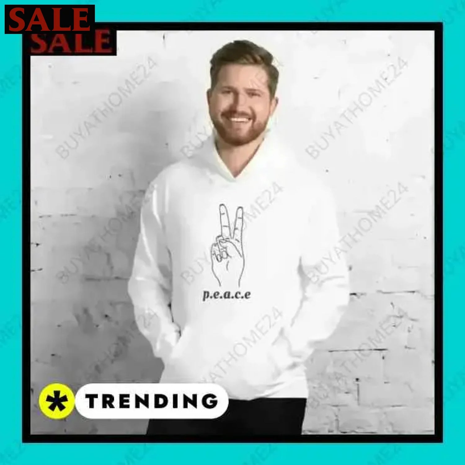 • Kapuzenpullover I Herren & Damen Hoodie S - 5XL  Textildruck BUYATHOME24, T-Shirts BUYATHOME24, Hoodies BUYATHOME24,  Hosen BUYATHOME24, Jacken BUYATHOME24, Schuhe BUYATHOME24