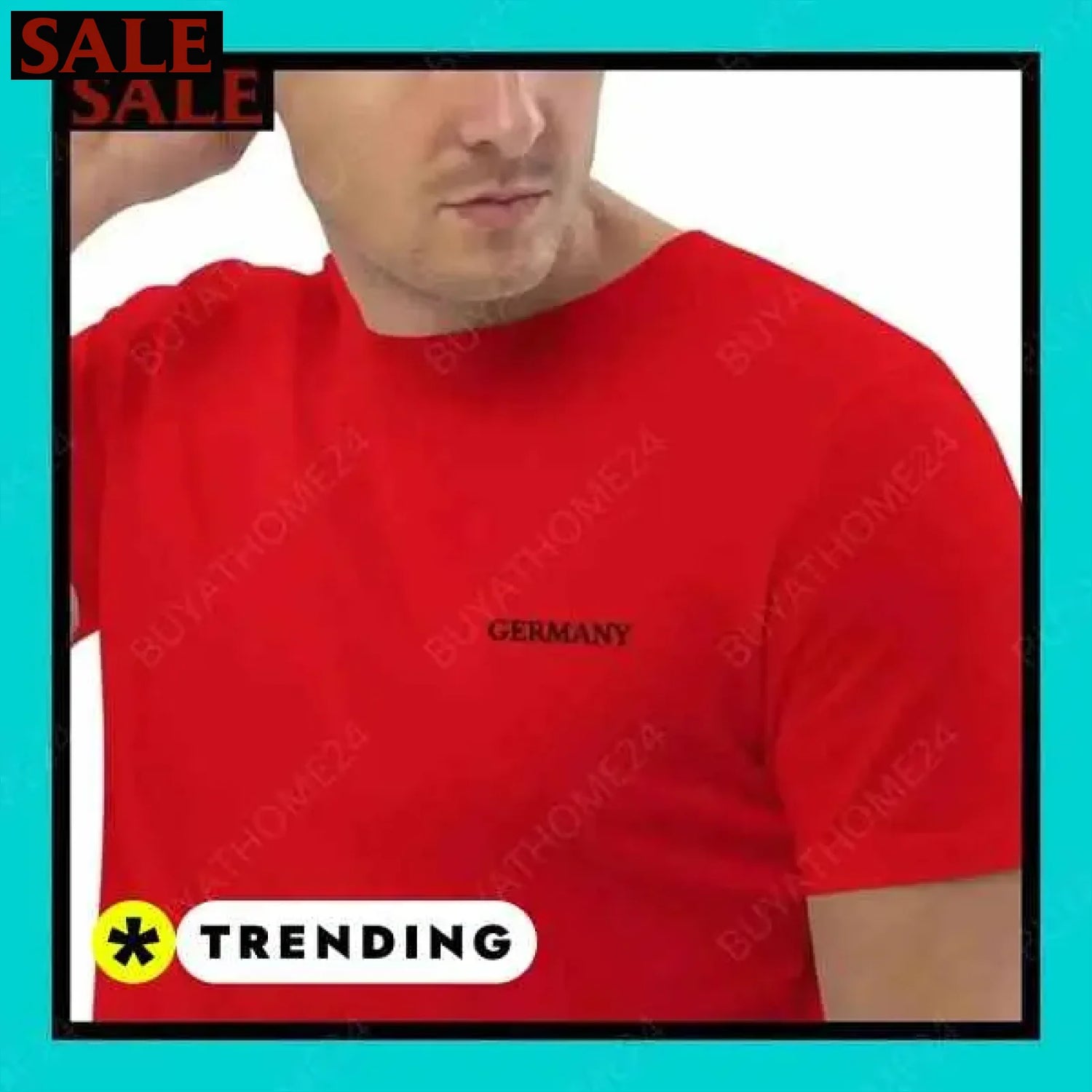 Herren Baumwolle T-Shirt in S bis 2XL für jeden Anlass  Textildruck BUYATHOME24, T-Shirts BUYATHOME24, Hoodies BUYATHOME24,  Hosen BUYATHOME24, Jacken BUYATHOME24, Schuhe BUYATHOME24