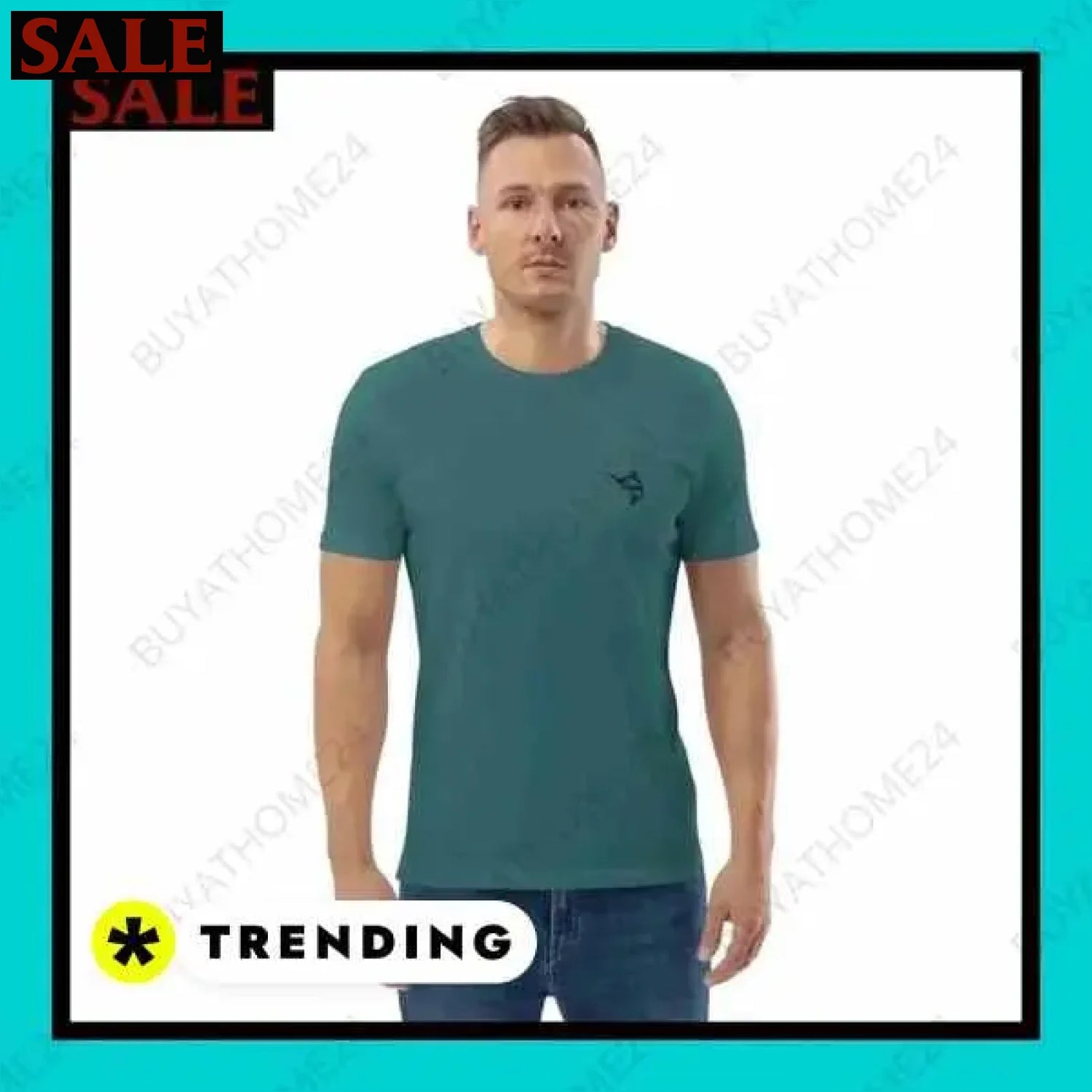 Herren Baumwolle T-Shirt in S bis 2XL für jeden Anlass  Textildruck BUYATHOME24, T-Shirts BUYATHOME24, Hoodies BUYATHOME24,  Hosen BUYATHOME24, Jacken BUYATHOME24, Schuhe BUYATHOME24